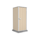 Absco Sheds Ezi Storage Garden Shed - Single Door Classic Cream 0.78mW x 0.78mD x 1.80mH Render View
