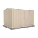 Absco Economy Garden Shed - Double Door Cream 3.00mW x 2.26.mD x 2.00mH Render View