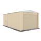 Absco Sheds Highlander Garage - Roller Shutter Door Classic Cream 3.00mW x 5.96mD x 2.30mH Render View