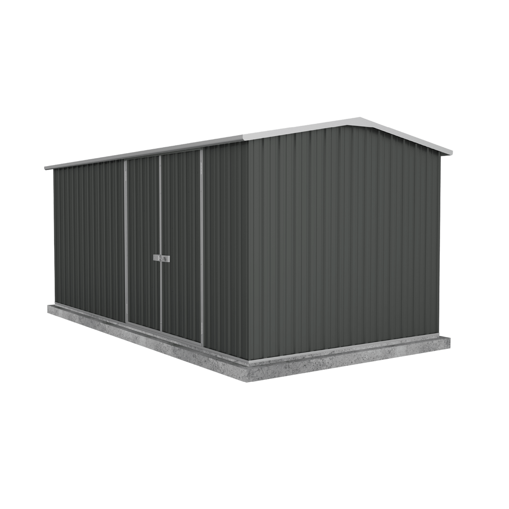Absco Sheds Workshop Garden Shed - Double Door Monument 4.48mW x 2.26mD x 2.00mH Render View