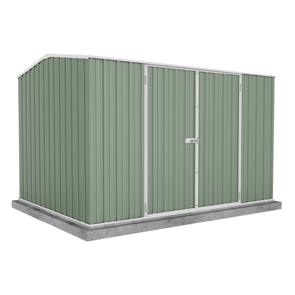 Absco Sheds Premier Garden Shed - Double Door Pale Eucalypt 3.00mW x 2.26mD x 2.00mH Render View
