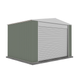 Absco Sheds Bushranger Shed - Roller Shutter Door Pale Eucalypt 3.00mW x 3.00mD x 2.30mH Render View