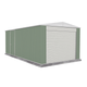Absco Sheds Highlander Garage - Roller Shutter Door Pale Eucalypt 3.00mW x 5.96mD x 2.30mH Render View