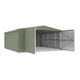 Absco Sheds Barn Door Garage - Double Door Pale Eucalypt 5.64mW x 5.50mD x 2.64mH Render View