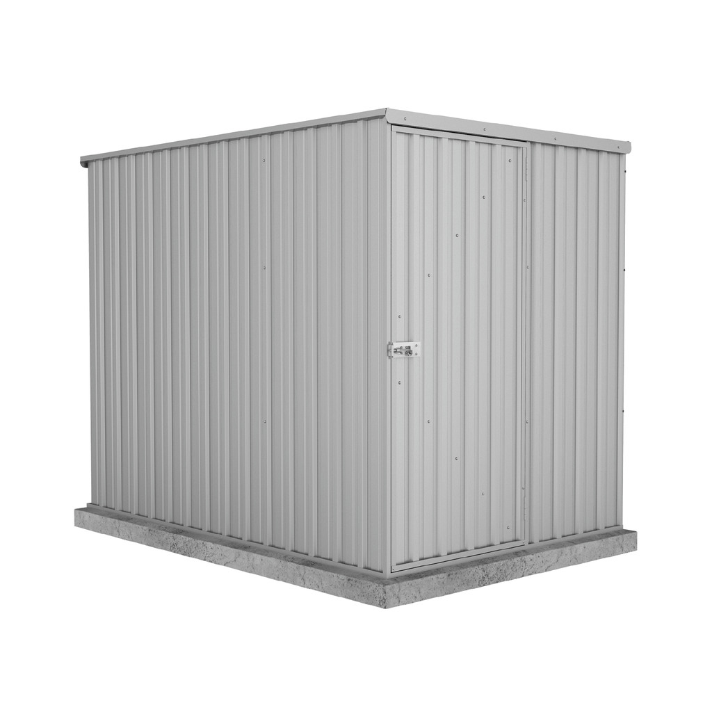 Absco Sheds Basic Garden Shed - Single Door Zinc 1.52mW x 2.26mD x 1.80mH Render View