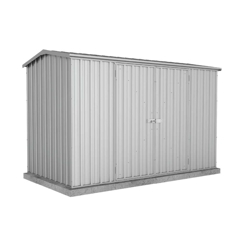 Absco Sheds Premier Garden Shed - Double Door Zinc 3.00mW x 1.52mD x 1.95mH Render View