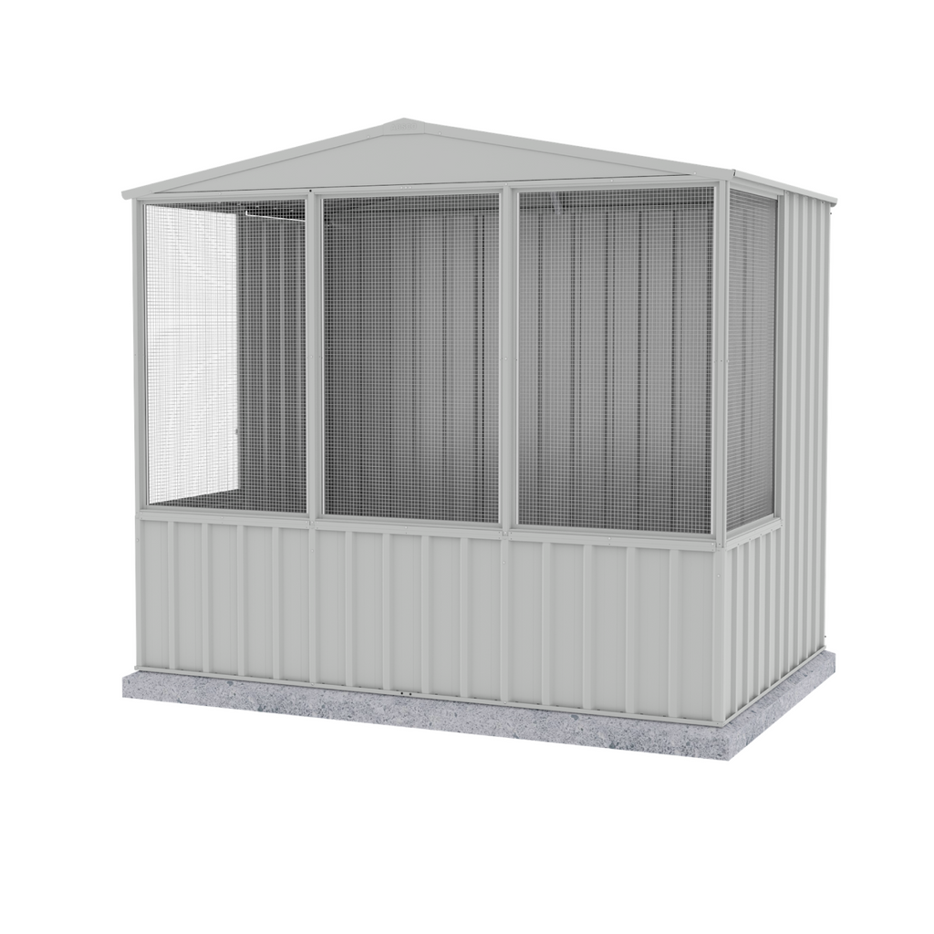 Absco Sheds Chicken Coop - Gable Roof Zinc 2.26mW x 1.52mD x 2.00mH Render View