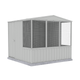 Absco Sheds Chicken Coop - Gable Roof Zinc 2.26mW x 2.22mD x 2.00mH Render View