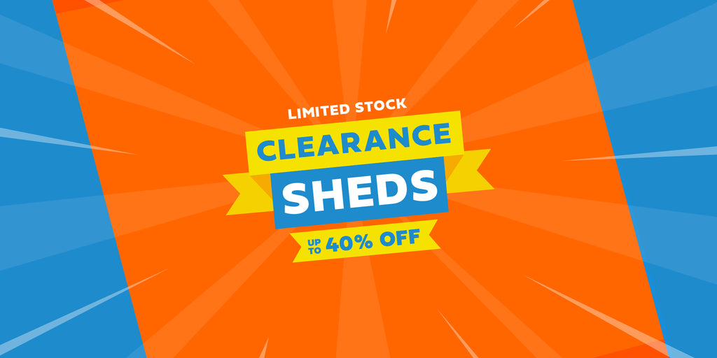 Simply Sheds Clearance Sheds up to 40% off