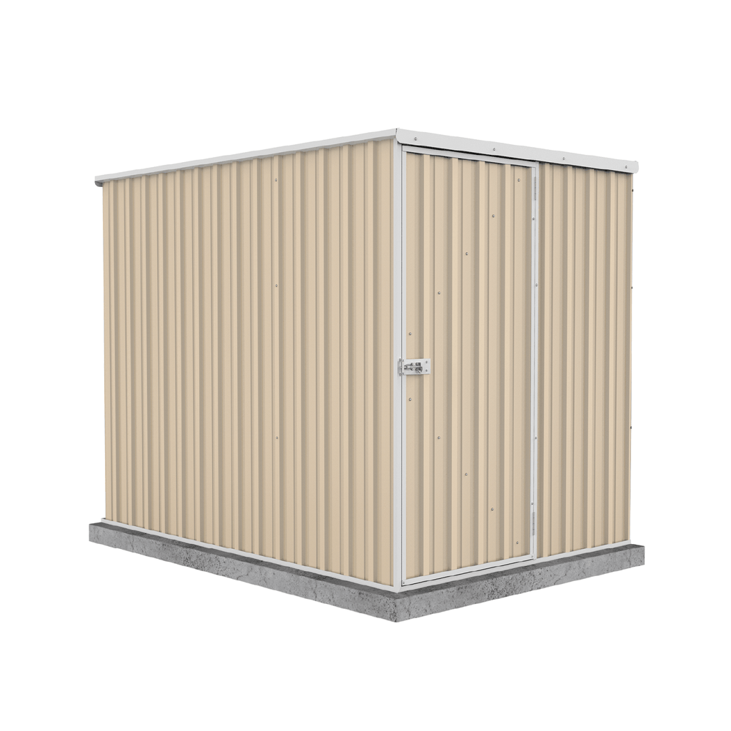 Absco Sheds Basic Garden Shed - Single Door Classic Cream 1.52mW x 2.26mD x 1.80mH Render View