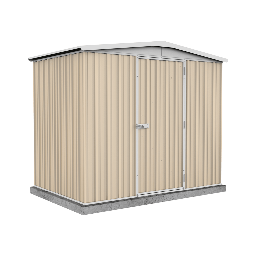Absco Sheds Regent Garden Shed - Single Door Classic Cream 2.26mW x 1.44mD x 2.00mH Render View
