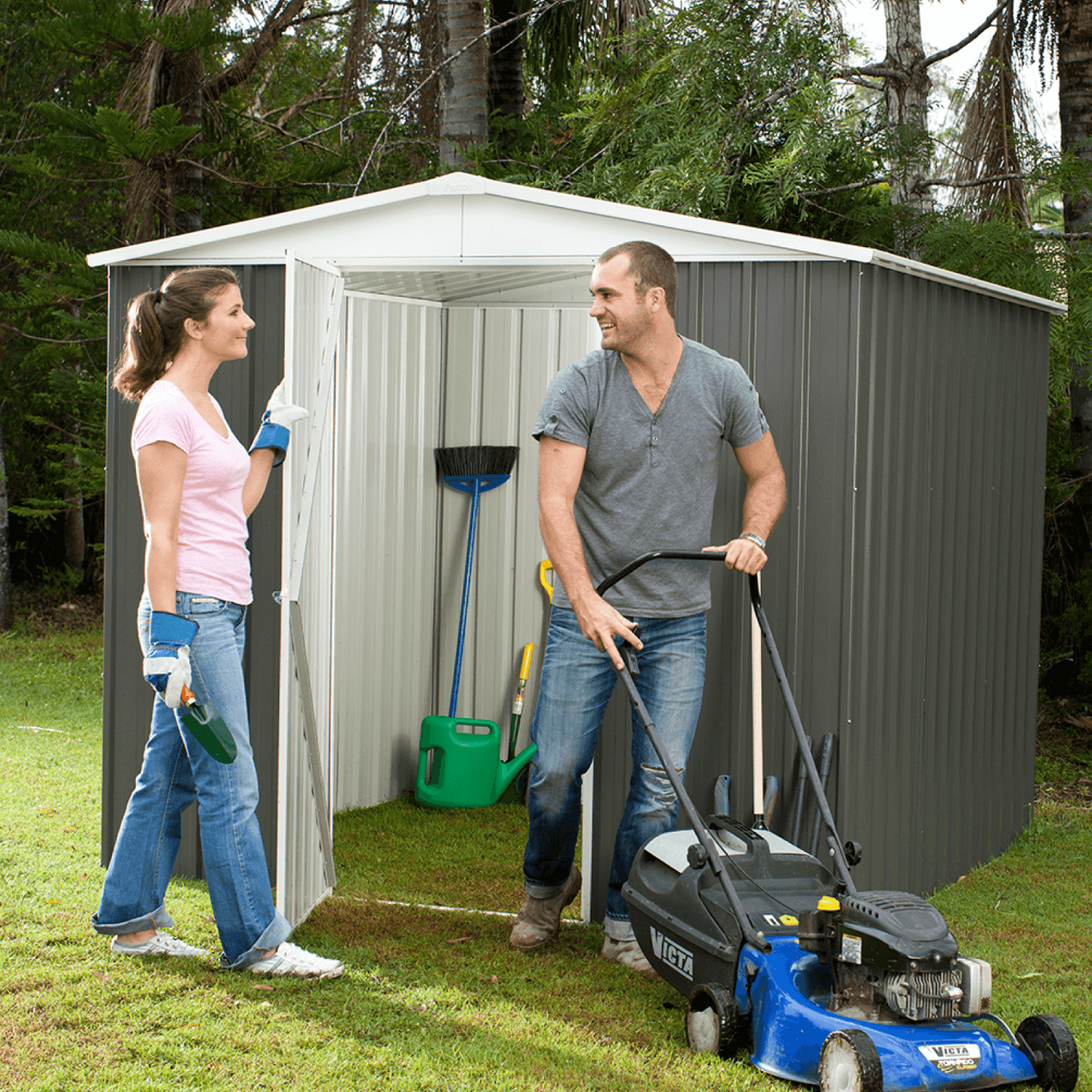 Absco Sheds 2.26mW x 2.18mD x 2.00mH Regent Garden Shed - Single Door