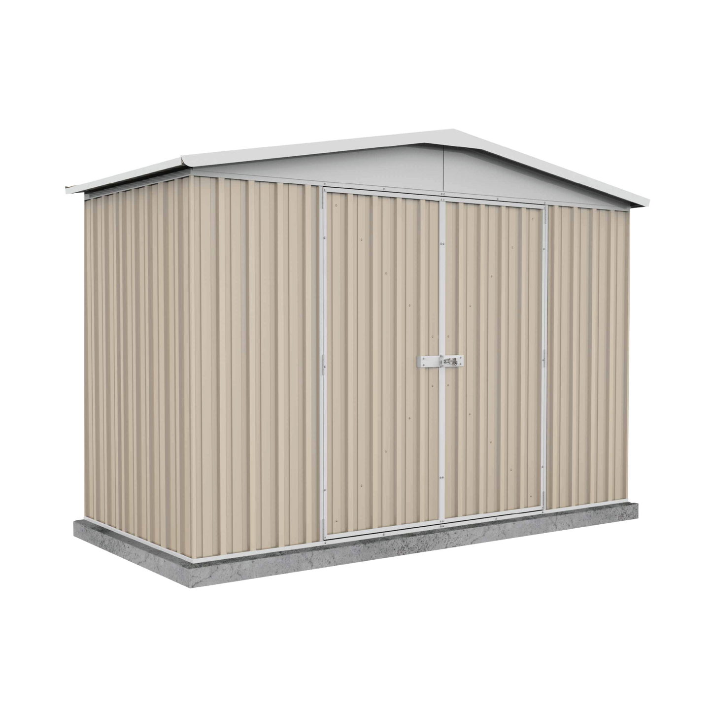 Absco Sheds 3.00mW x 1.44mD x 2.06mH Regent Garden Shed - Double Door