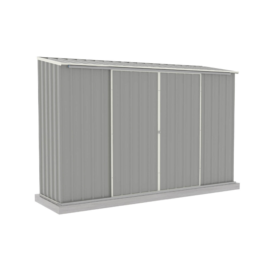 Factory Clearance Garden Shed - Double Sliding Door Windspray 3mW x 0.78mD x 1.95mH Render View