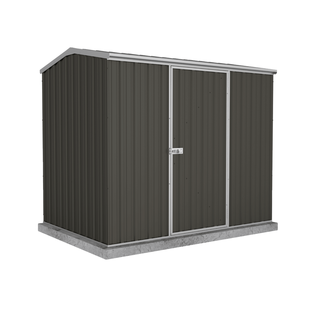 Absco Sheds Premier Garden Shed - Single Door Ironsand 2.26mW x 1.52mD x 1.95mH Render View