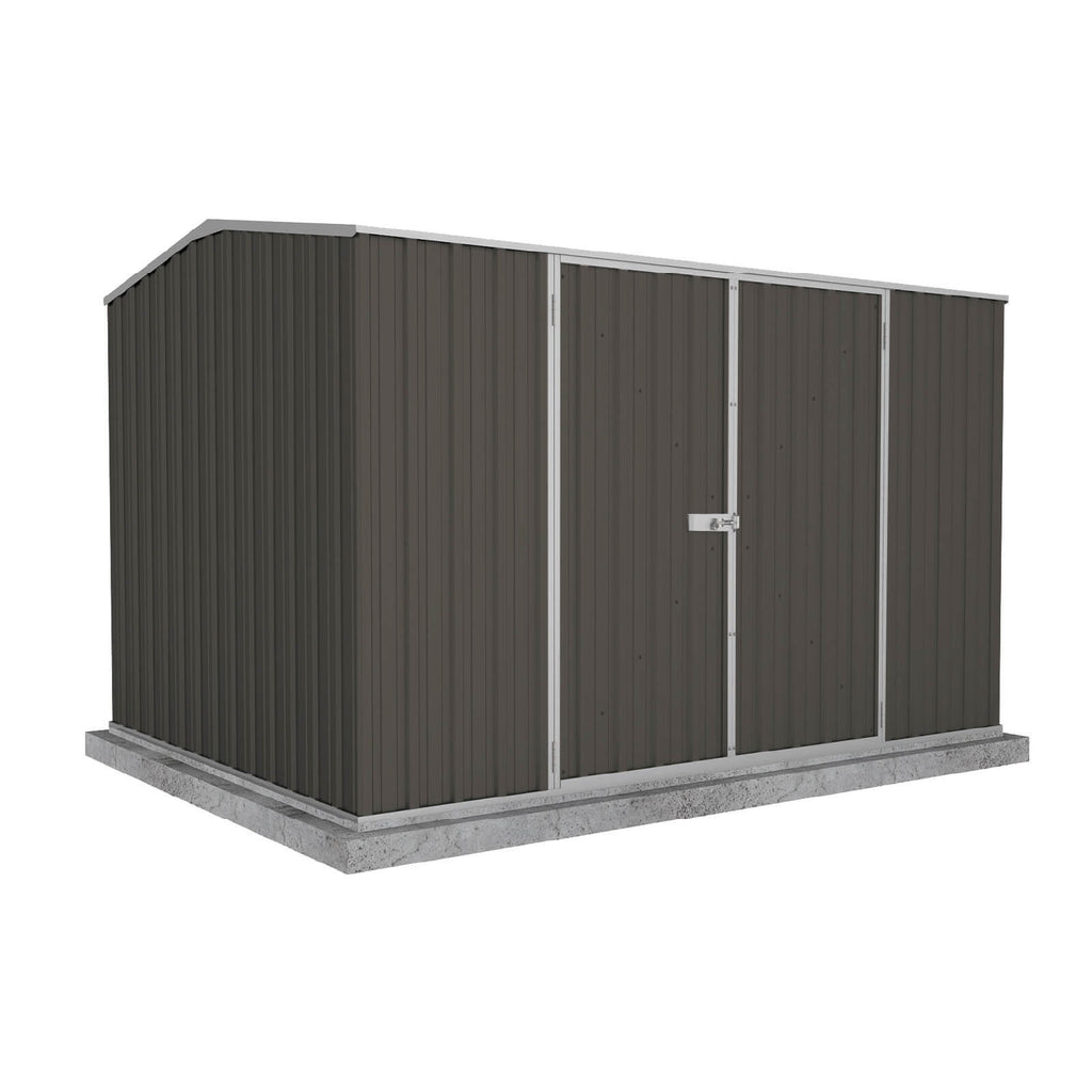 Absco Sheds Premier Garden Shed - Double Door Ironsand 3.00mW x 2.26mD x 2.00mH Render View
