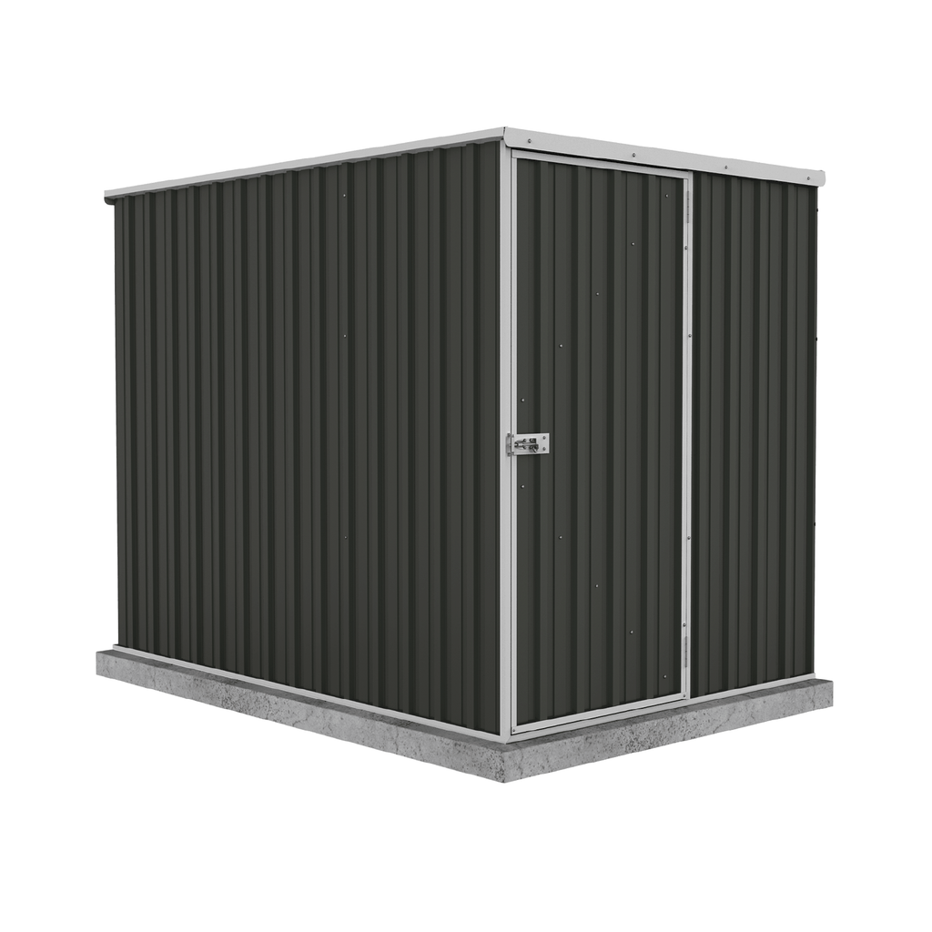 Absco Sheds Basic Garden Shed - Single Door Monument 1.52mW x 2.26mD x 1.80mH Render View