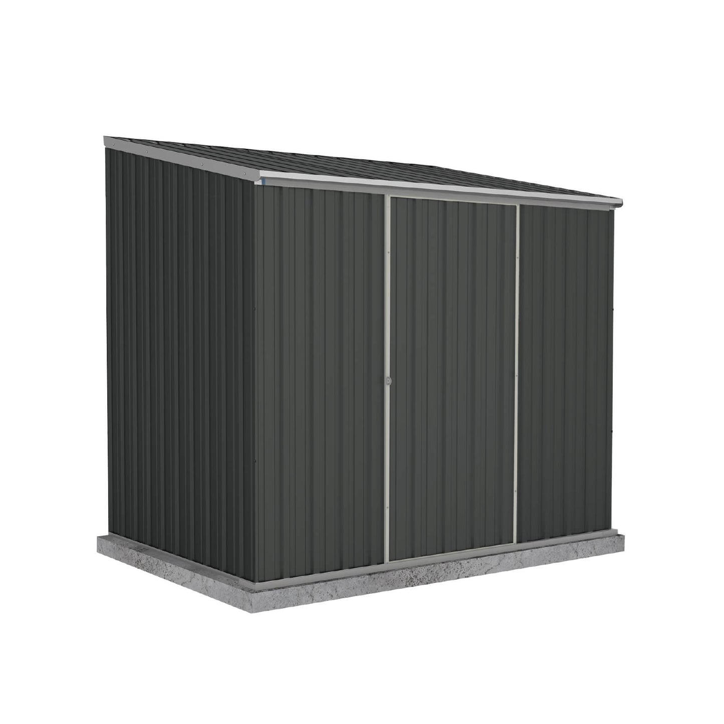 Absco Sheds 2.26mW x 1.52mD x 2.08mH Ezislider Garden Shed - Single Door