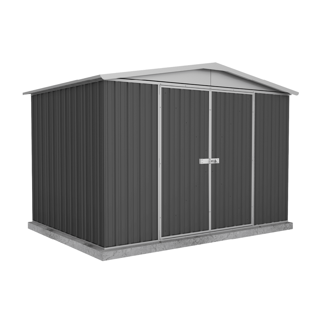 Absco Sheds Regent Garden Shed - Double Door Monument 3.00mW x 2.18mD x 2.06mH Render View