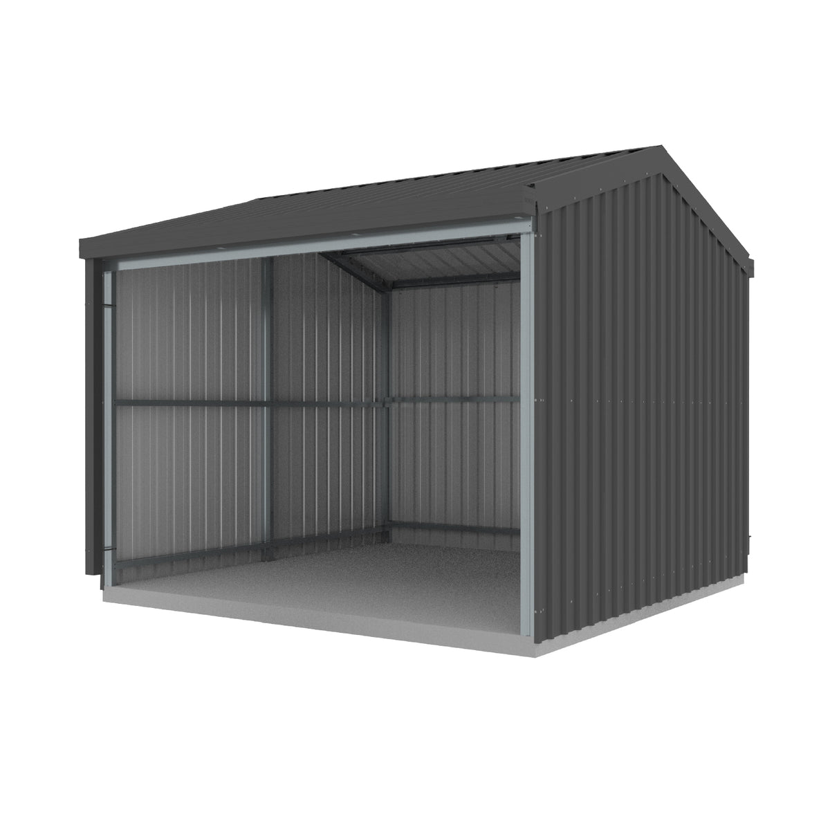 Absco Sheds Rural Shed - Open Bay 3.00mW x 3.00mD x 2.53mH | Simply Sheds