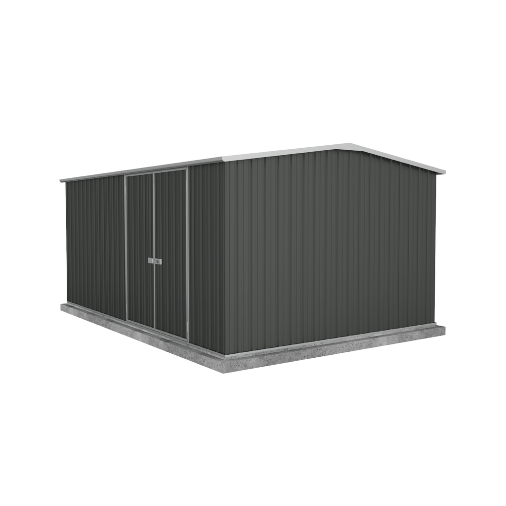 Absco Sheds Workshop Garden Shed - Double Door Monument 4.48mW x 3.00mD x 2.06mH Render View