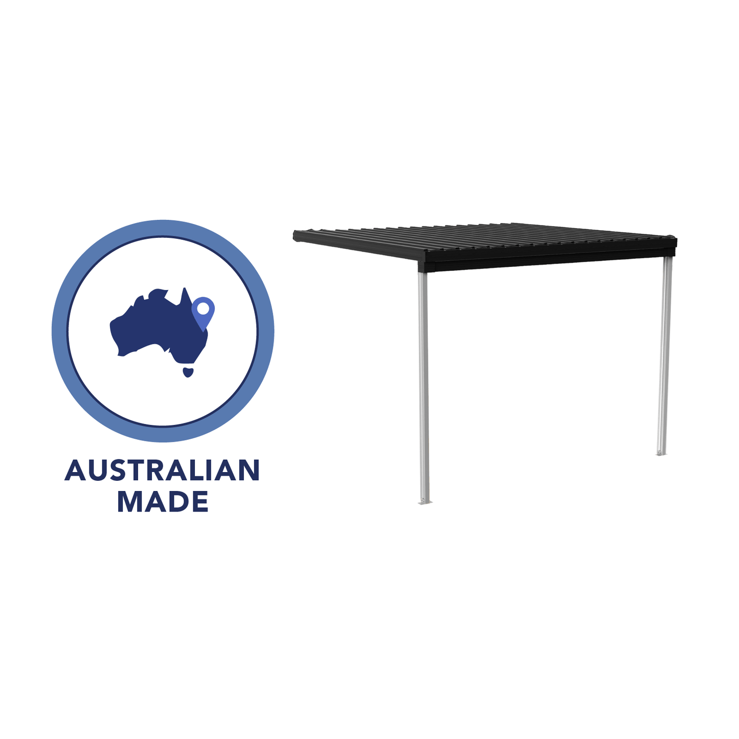 Absco Sheds 3.00mW x 3.00mD x 3.00mH Patio Cover