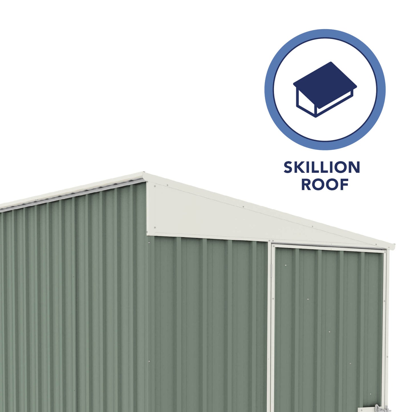 Absco Sheds 1.52mW x 3.00mD x 2.06mH Narrow Garden Shed - Single Door