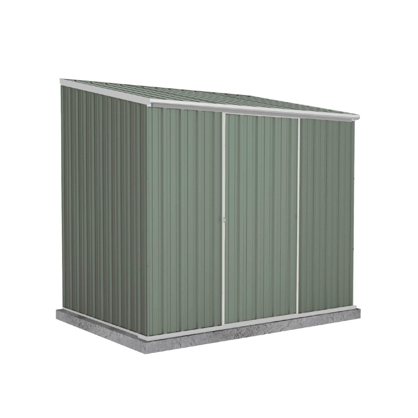 Absco Sheds 2.26mW x 1.52mD x 2.08mH Ezislider Garden Shed - Single Door