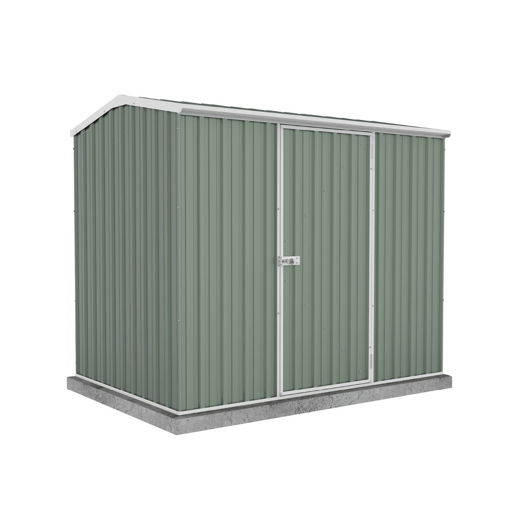 Absco Sheds Premier Garden Shed - Single Door Pale Eucalypt 2.26mW x 1.52mD x 1.95mH Render View