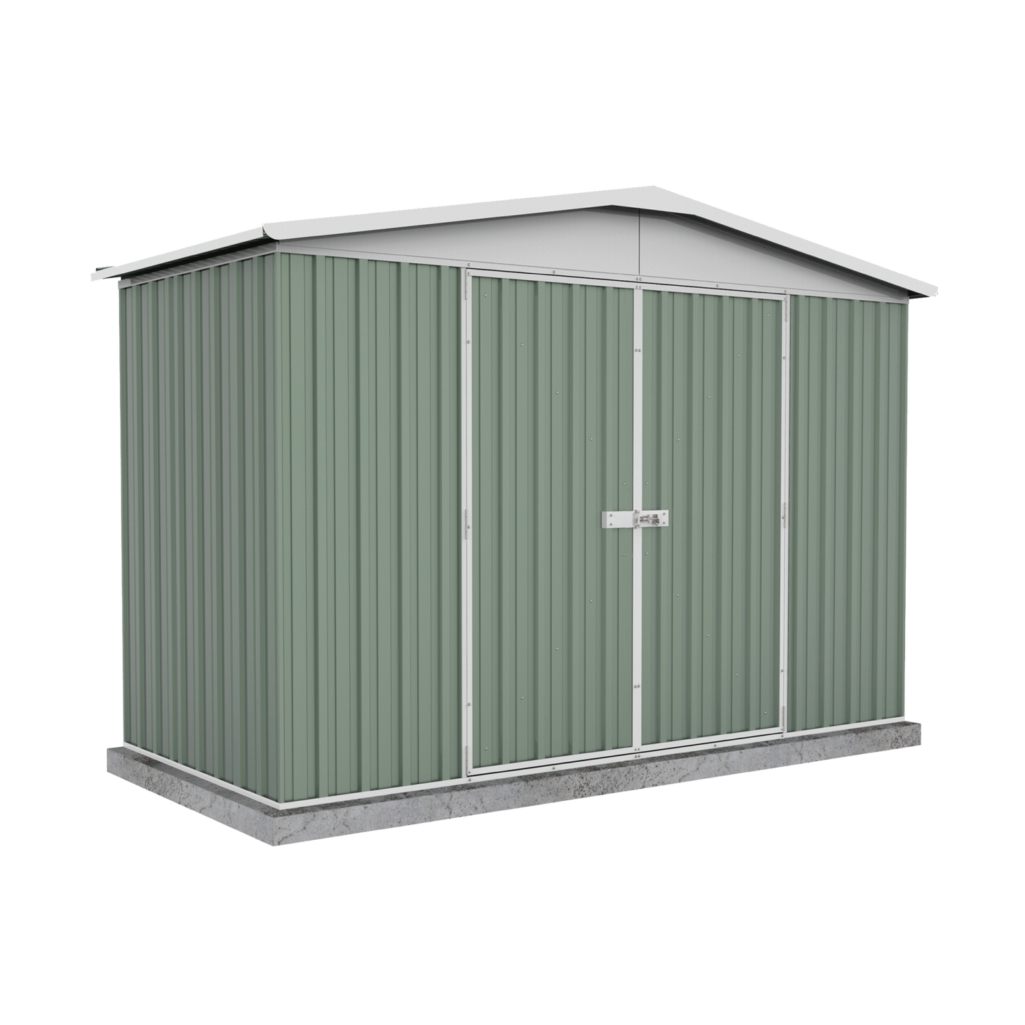 Absco Sheds 3.00mW x 1.44mD x 2.06mH Regent Garden Shed - Double Door