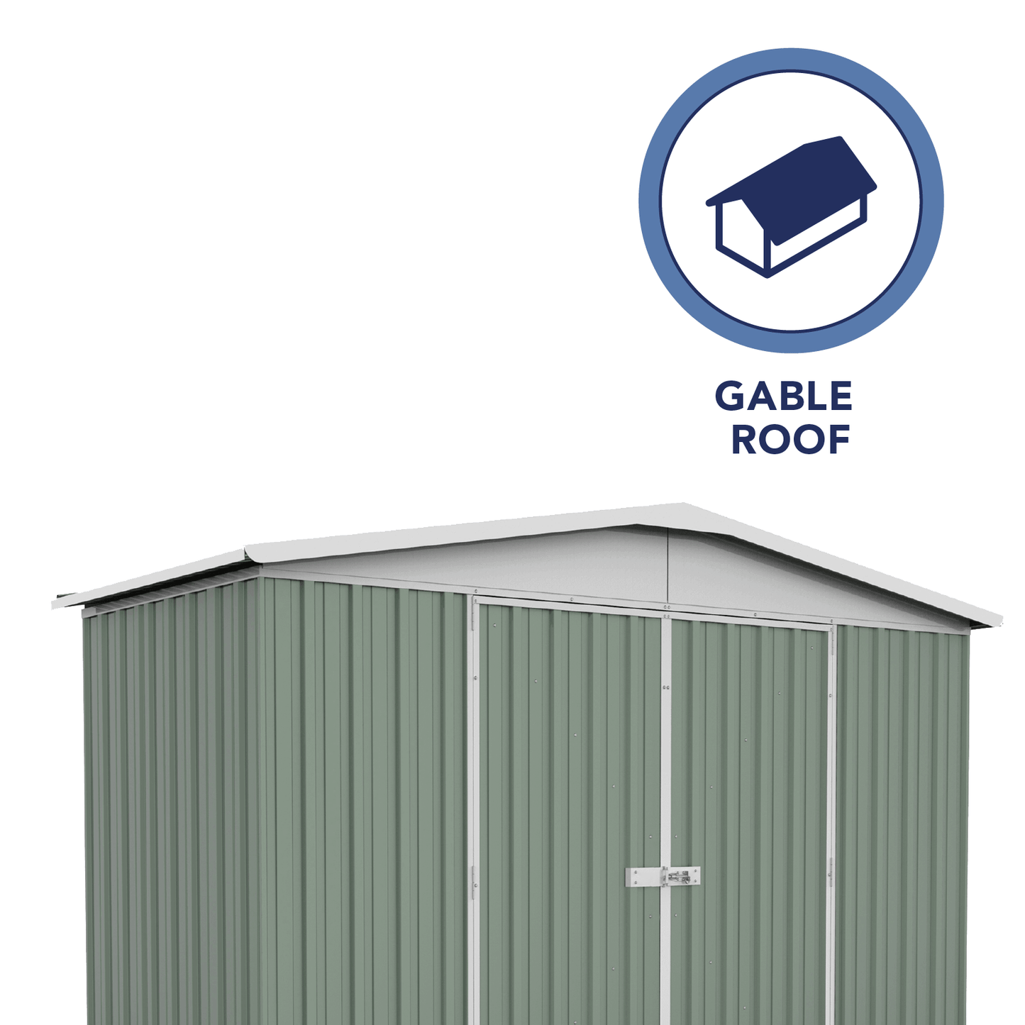 Absco Sheds 3.00mW x 1.44mD x 2.06mH Regent Garden Shed - Double Door