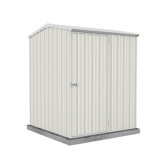 Absco Sheds Premier Garden Shed - Single Door Surfmist 1.52mW x 1.52mD x 1.95mH Render View