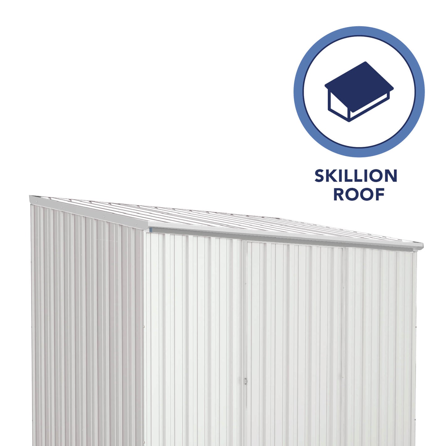 Absco Sheds 2.26mW x 1.52mD x 2.08mH Ezislider Garden Shed - Single Door