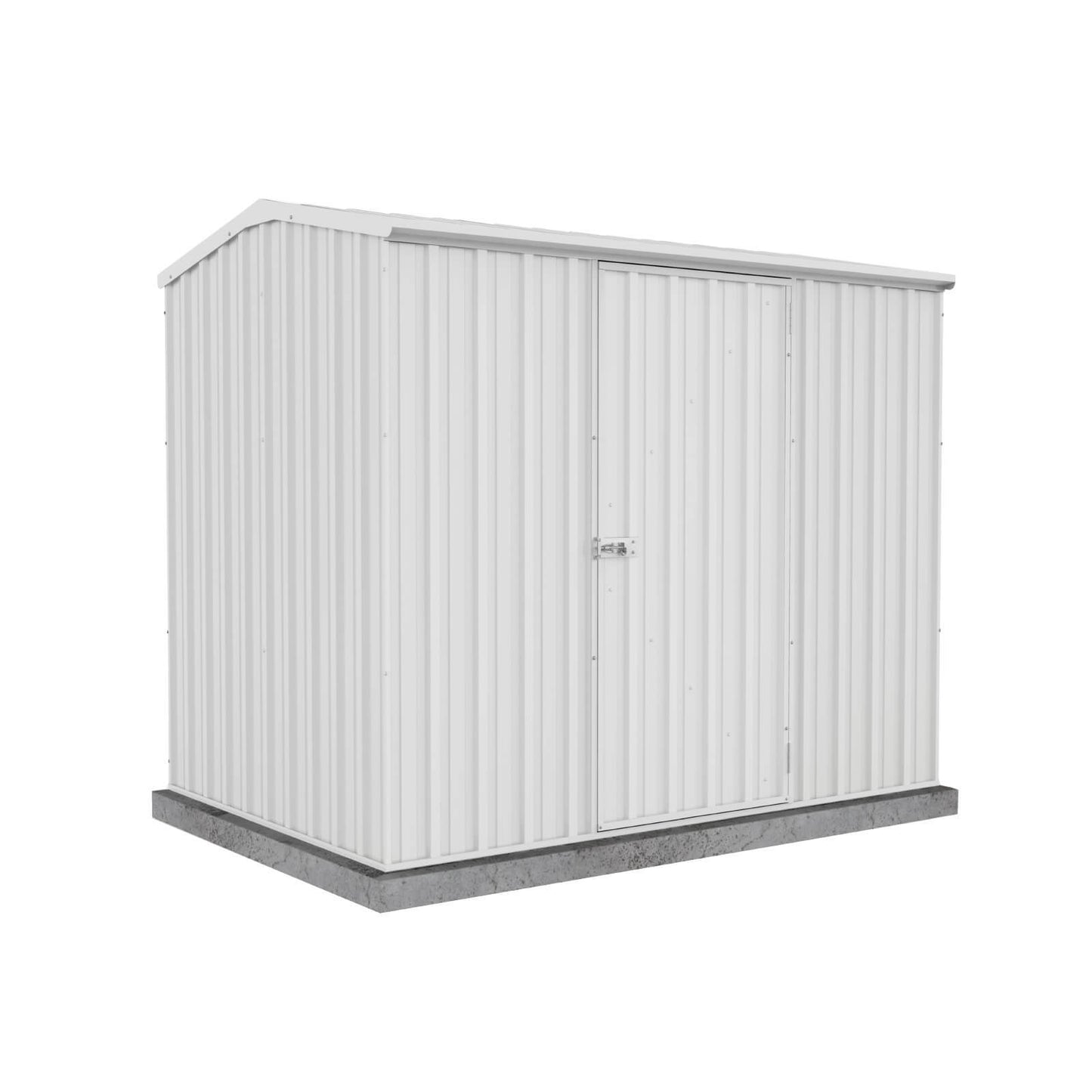Absco Sheds Premier Garden Shed - Single Door Surfmist 2.26mW x 1.52mD x 1.95mH Render View