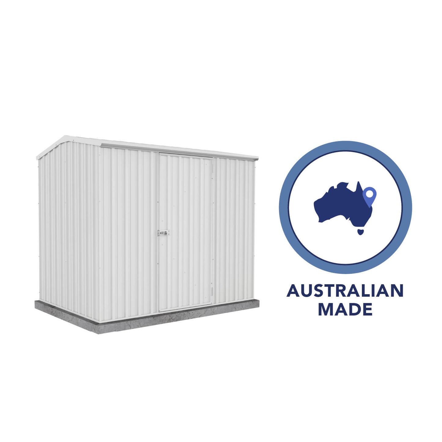 Absco Sheds 2.26mW x 1.52mD x 1.95mH Premier Garden Shed - Single Door