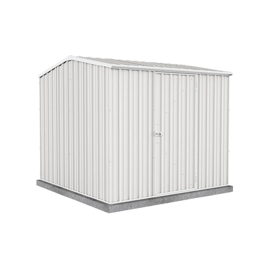 Absco Sheds Premier Garden Shed - Single Door Surfmist 2.26mW x 2.26mD x 2.00mH Render View