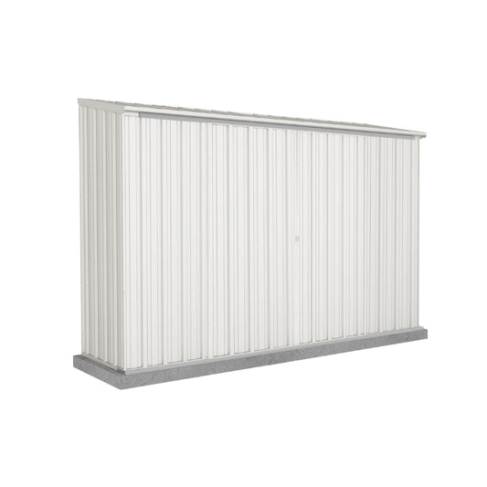Absco Sheds 3.00mW x 0.78mD x 1.95mH Ezislider Garden Shed - Double Sliding Doors