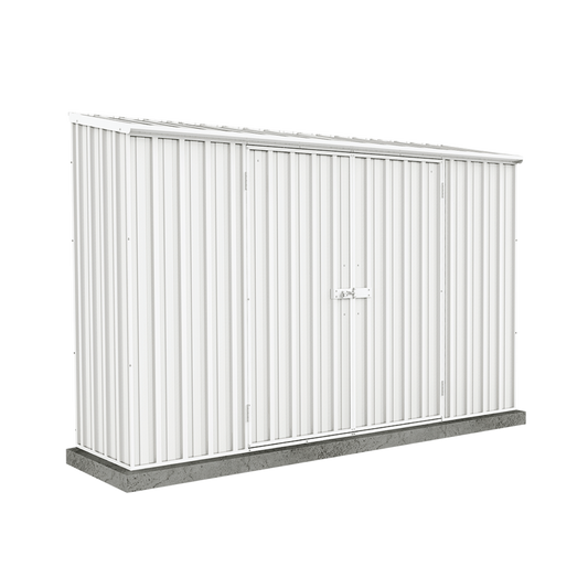 Absco Sheds 3.00mW x 0.78mD x 1.95mH Spacesaver Garden Shed - Double Door