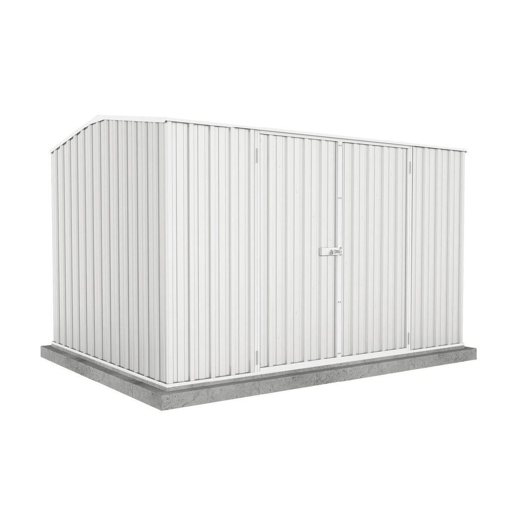 Absco Sheds Premier Garden Shed - Double Door Surfmist 3.00mW x 2.26mD x 2.00mH Render View