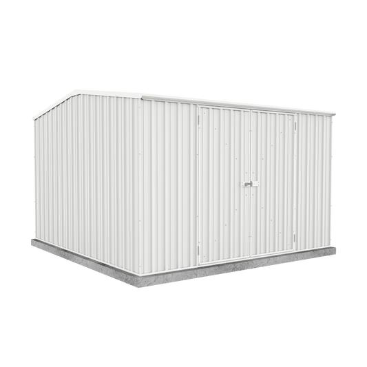 Absco Sheds 3.00mW x 3.00mD x 2.06mH Premier Garden Shed - Double Door