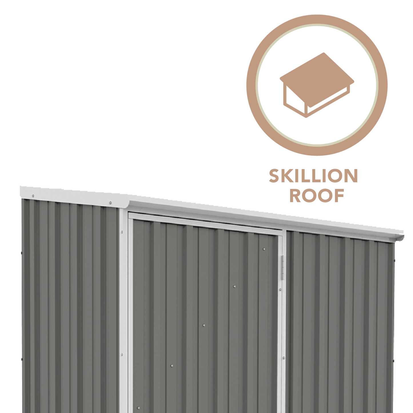Absco Sheds 1.52mW x 0.78mD x 1.95mH Economy Garden Shed - Single Door