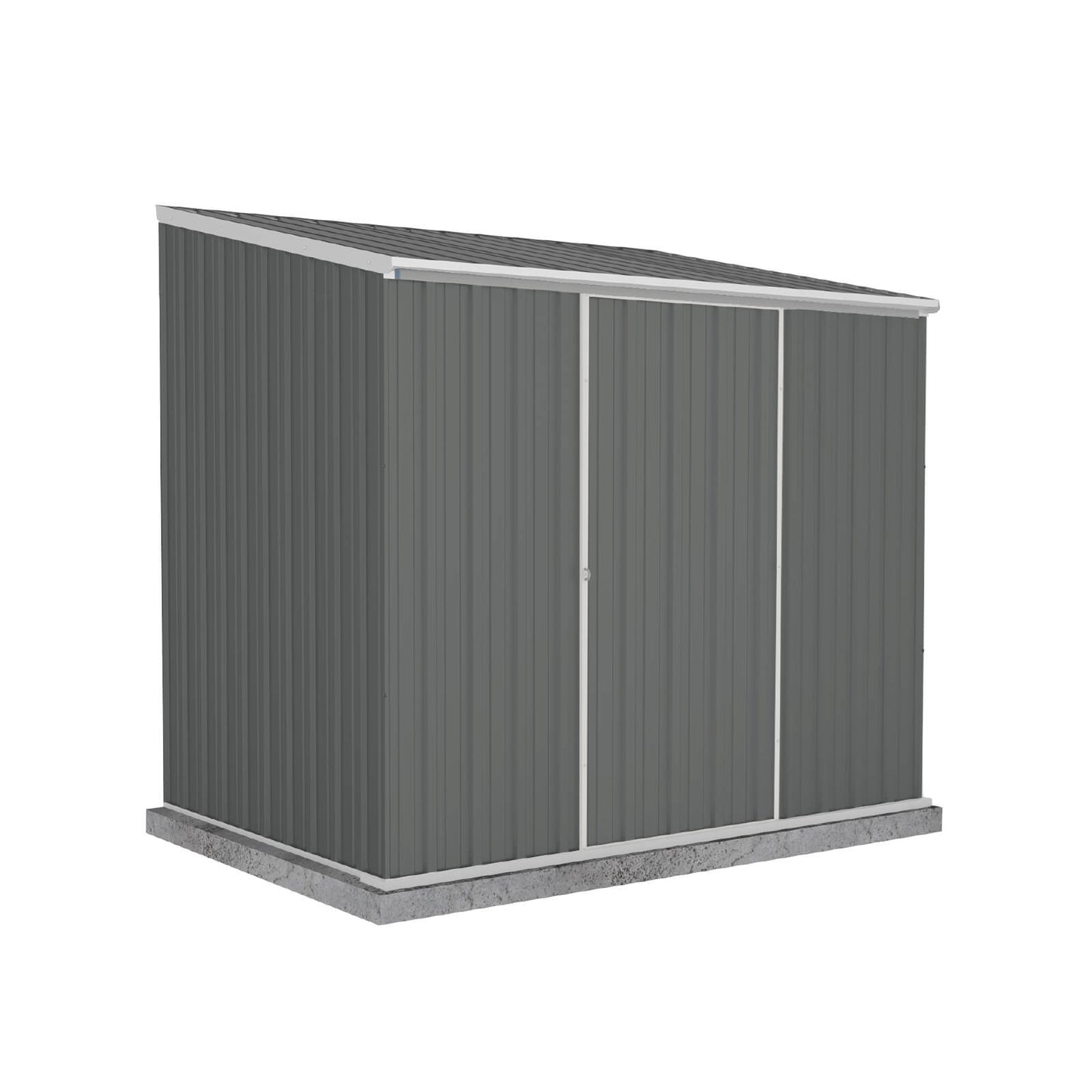 Absco Sheds 2.26mW x 1.52mD x 2.08mH Ezislider Garden Shed - Single Door