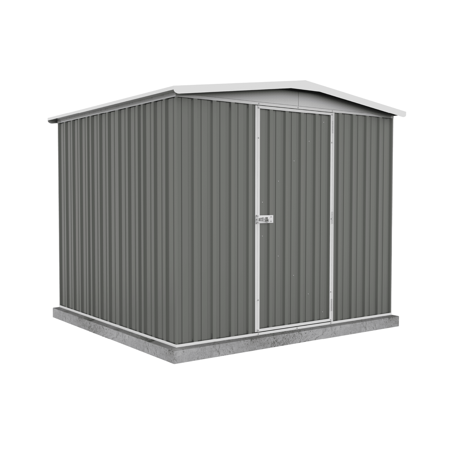 Absco Sheds Regent Garden Shed - Single Door Woodland Grey 2.26mW x 2.18mD x 2.00mH Render View