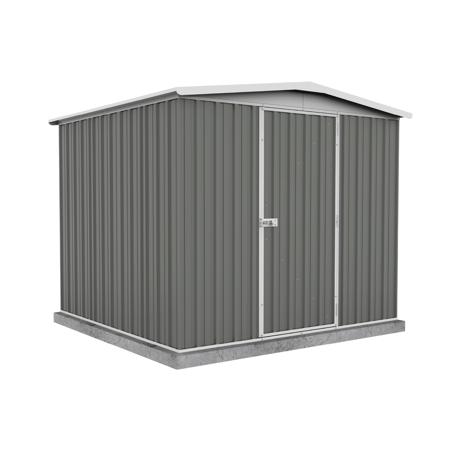 Absco Sheds Regent Garden Shed - Single Door Woodland Grey 2.26mW x 2.18mD x 2.00mH Render View