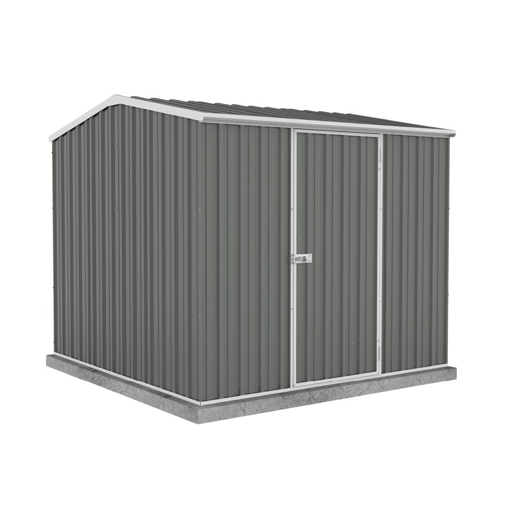 Absco Sheds Premier Garden Shed - Single Door Woodland Grey 2.26mW x 2.26mD x 2.00mH Render View