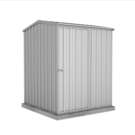 Absco Sheds Premier Garden Shed - Single Door Zinc 1.52mW x 1.52mD x 1.95mH Render View