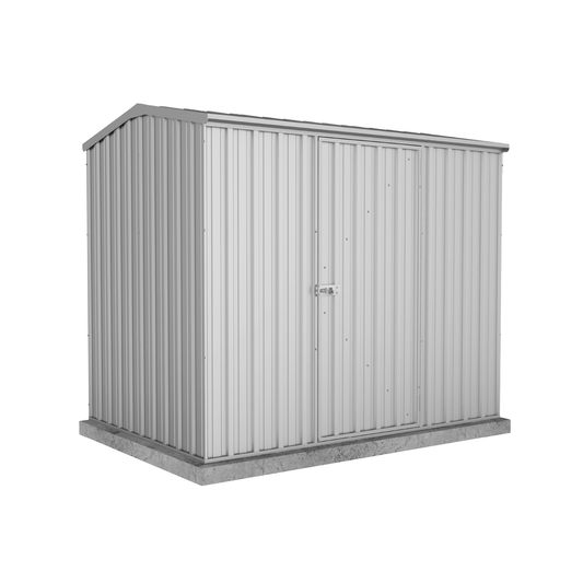 Absco Sheds Premier Garden Shed - Single Door Zinc 2.26mW x 1.52mD x 1.95mH Render View