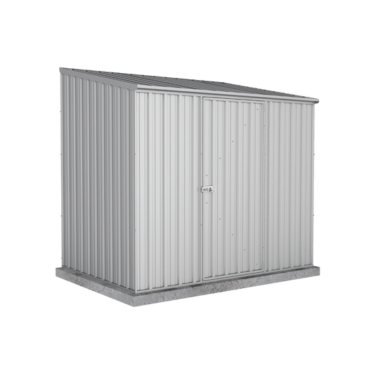 Absco Sheds 2.26mW x 1.52mD x 2.08mH Zincalume Spacesaver Garden Shed - Single Door
