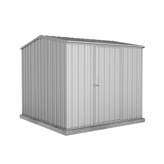 Absco Sheds Premier Garden Shed - Single Door Zinc 2.26mW x 2.26mD x 2.00mH Render View