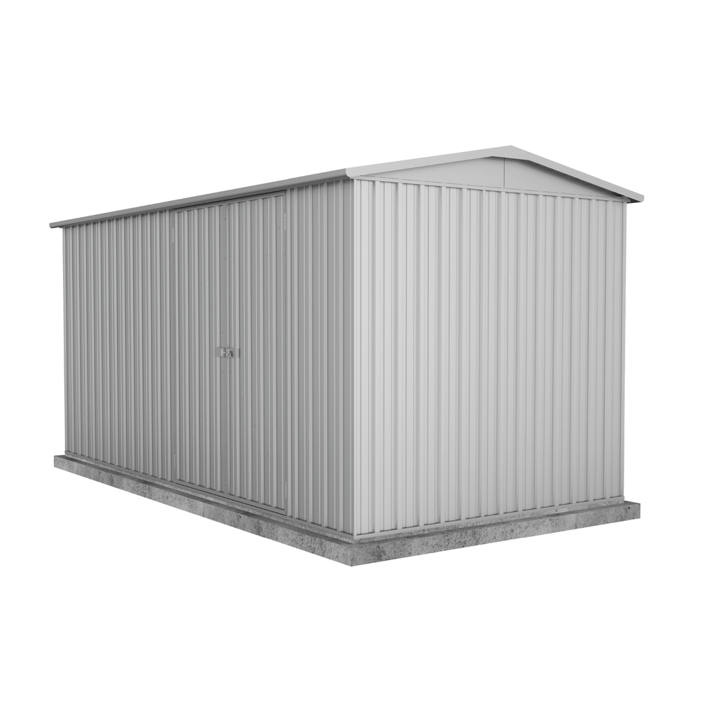 Absco Sheds Highlander Garden Shed - Double Door Zinc 4.48mW x 2.26mD x 2.30mH Render View